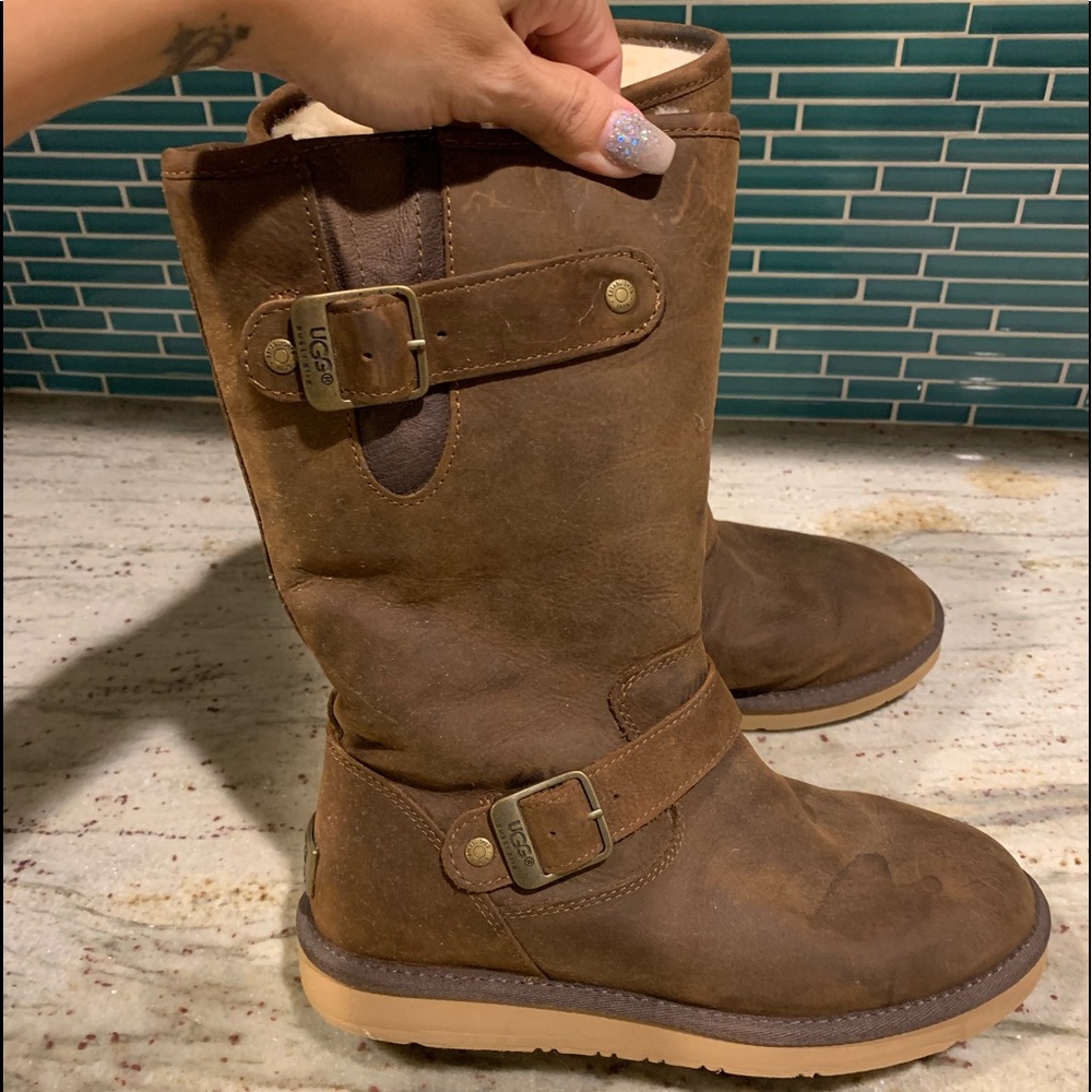 UGG chestnut boots size 7